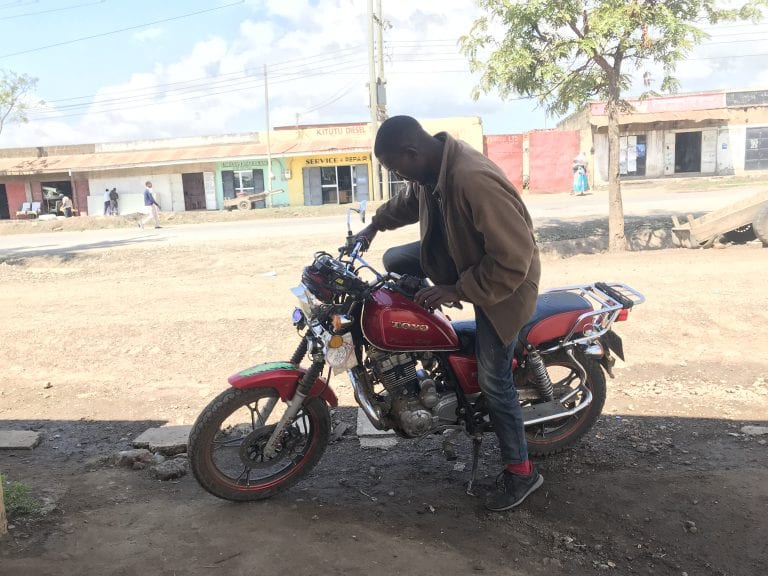 Boda boda on mbauda street